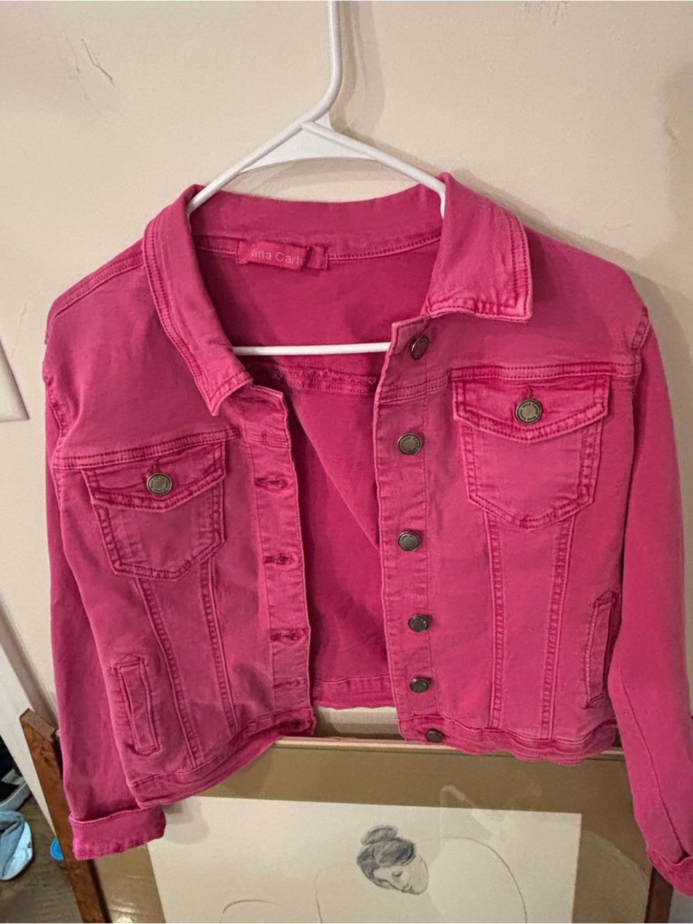 Pink Denim Jacket - Picture 3 of 3